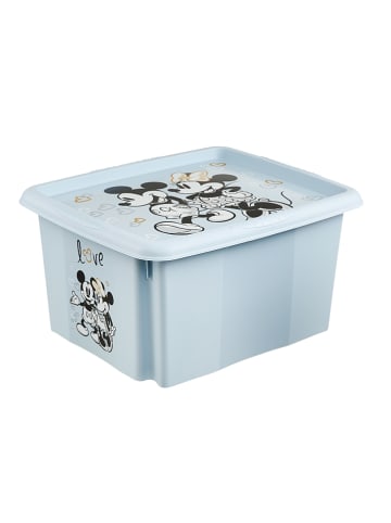 keeeper Opbergbox "Mickey" lichtblauw - (L)42,5 x (B)35,5 x (H)22,5 cm - 24 l