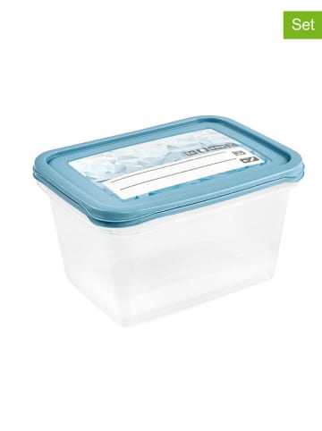 keeeper Pojemniki (2 szt.) "Magic Ice" w kolorze błękitnym - 2 l