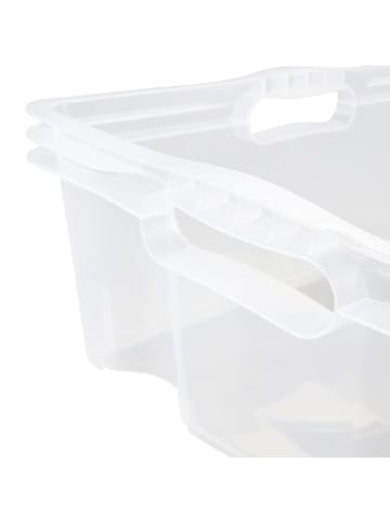 keeeper Opbergkist "Franz" transparant - 16 l