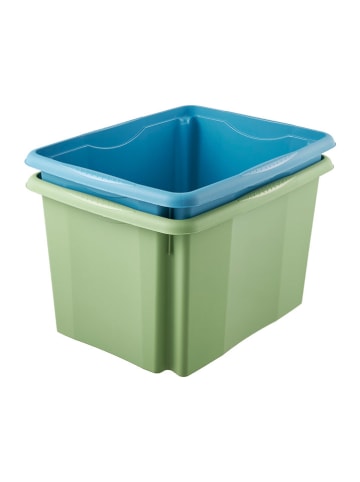 keeeper Pojemniki (2 szt.) w kolorze zielonym - 30 l