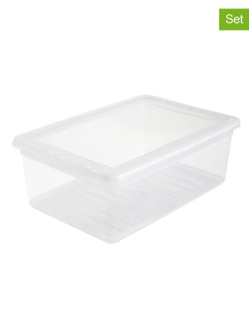 keeeper 2er-Set: Aufbewahrungsboxen "Bea" in Transparent - 11 l