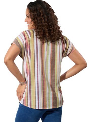 WITT WEIDEN Blouse groen/bruin/wit