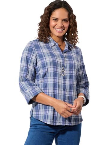 WITT WEIDEN Blouse donkerblauw/wit