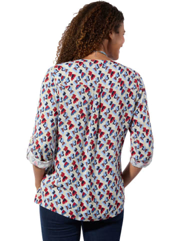 WITT WEIDEN Bluse in Hellblau/ Rot/ Schwarz