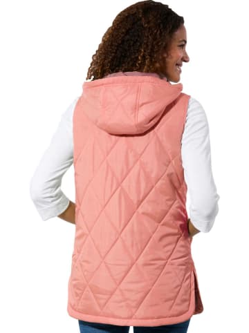 WITT WEIDEN Doorgestikte bodywarmer koraalrood