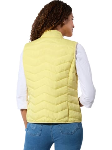 WITT WEIDEN Doorgestikte bodywarmer geel