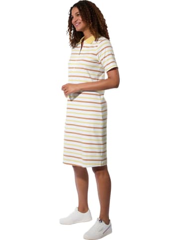WITT WEIDEN Kleid in Weiß/ Camel/ Gelb