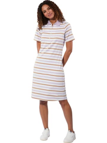 WITT WEIDEN Kleid in Weiß/ Flieder/ Camel