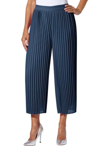 WITT WEIDEN Plissébroek donkerblauw