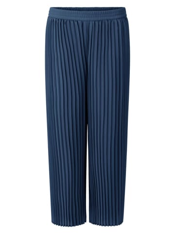 WITT WEIDEN Plissébroek donkerblauw