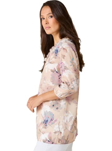 WITT WEIDEN Blouse zandkleurig/lichtroze