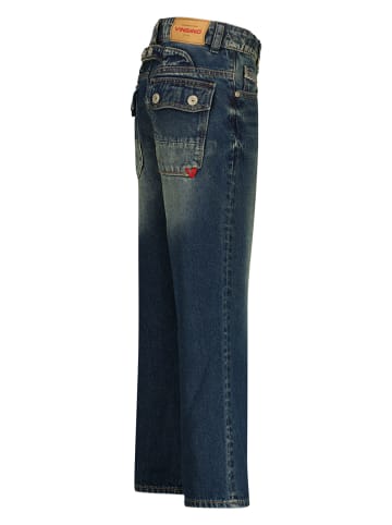 Vingino Spijkerbroek - relaxed fit - donkerblauw