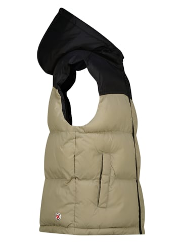 Vingino Weste in Beige/ Schwarz