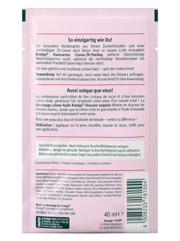 Kneipp 15er-Set: Creme-Öl-Peelings, je 40 ml