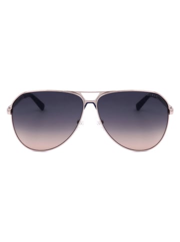 Guess Herenzonnebril goudkleurig/donkerblauw