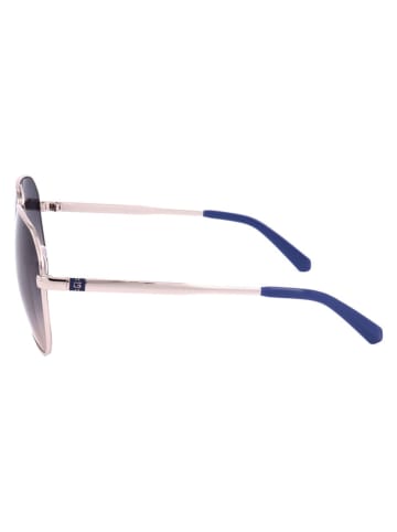Guess Herenzonnebril goudkleurig/donkerblauw