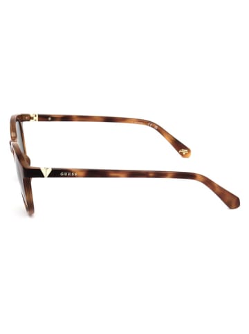 Guess Unisex-Sonnenbrille in Braun/ Dunkelgrün