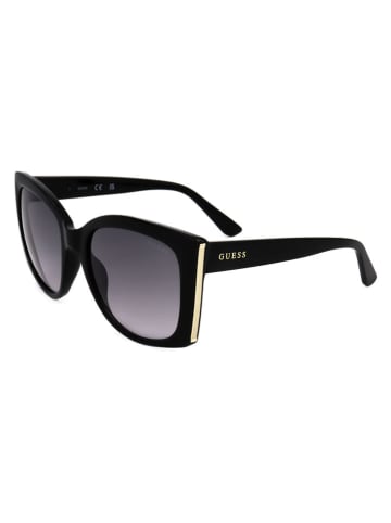 Guess Damskie okulary przeciwsłoneczne w kolorze czarno-granatowym