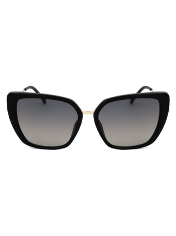 Guess Damskie okulary przeciwsłoneczne w kolorze czarno-szarym