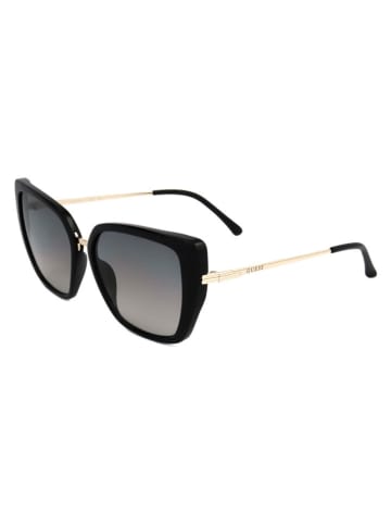 Guess Damskie okulary przeciwsłoneczne w kolorze czarno-szarym