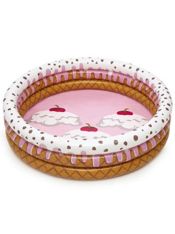 Bestway Pierenbadje "Sundae Funday" lichtroze/bruin - Ø 150 cm - vanaf 2 jaar