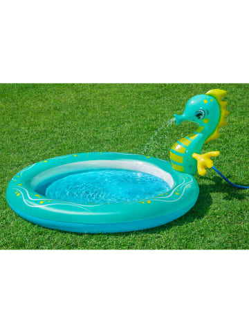 Bestway Planschbecken "Splashy Seahorse" in Türkis/ Hellblau - Ø 169 cm