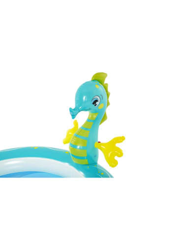 Bestway Kinderzwembadje “Splashy Seahorse” turkoois/lichtblauw - Ø 169 cm