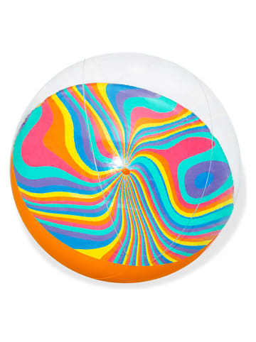 Bestway Piłka wodna "Tie-Dye" w kolorze pomarańczowym ze wzorem - Ø 46 cm
