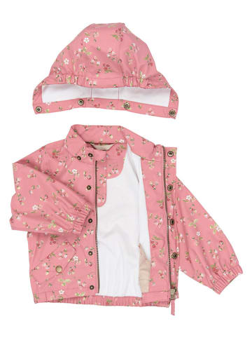Petit Piao 2tlg. Regenoutfit in Rosa/ Rot
