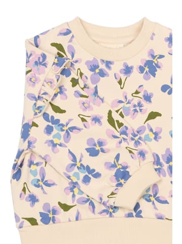 Petit Piao Bluza w kolorze fioletowo-beżowym