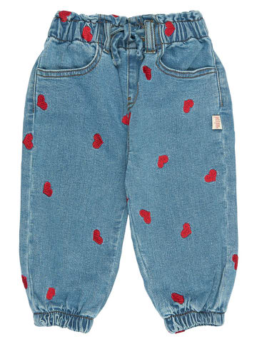 Petit Piao Dżinsy - Regular fit - w kolorze niebieskim