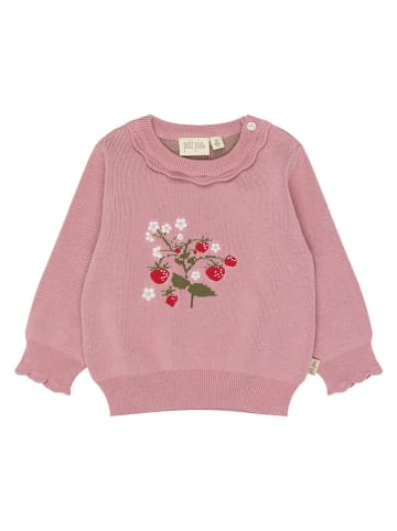 Petit Piao Sweter w kolorze jasnoróżowym