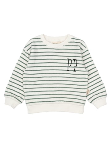 Petit Piao Sweatshirt crème/groen