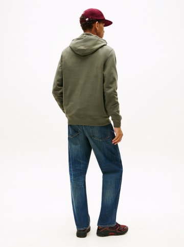 TOMMY JEANS Hoodie kaki