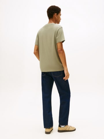 TOMMY JEANS Koszulka w kolorze oliwkowym