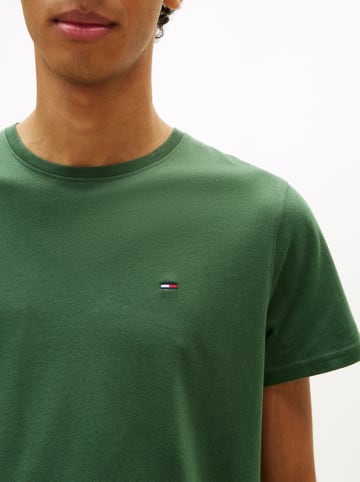 TOMMY JEANS Koszulka w kolorze zielonym