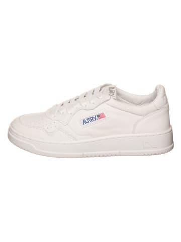 AUTRY Leder-Sneakers "Medalist" in Weiß