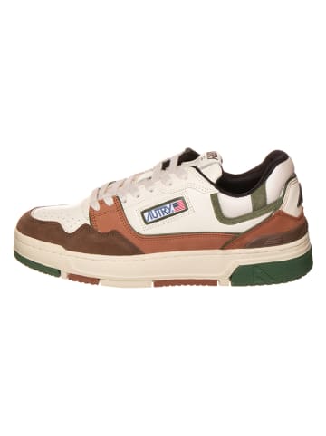 AUTRY Leren sneakers "CLC Low" crème/bruin
