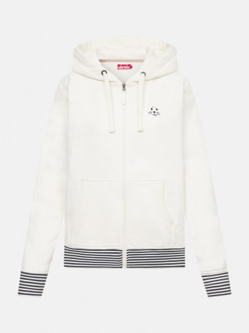 Derbe Sweatshirt in Creme/ Schwarz