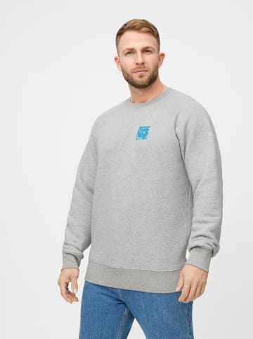 Derbe Sweatshirt in Grau/ Hellblau