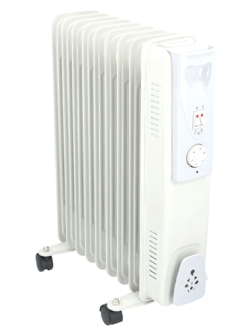 Alpina Grzejnik elektryczny w kolorze białym - 40 x 55 x 23,5 cm