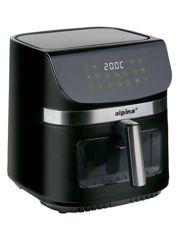 Alpina Heißluftfritteuse in Schwarz - 9 l