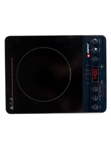 Alpina Inductie-kookplaat zwart - (B)27 x (H)37 x (D)6 cm