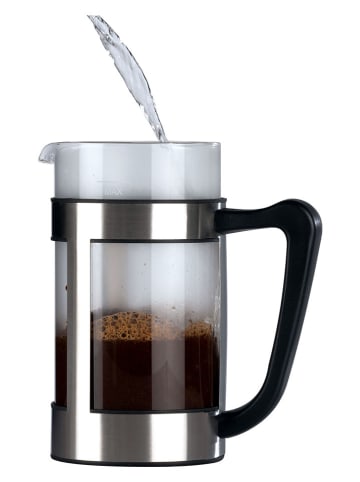 Alpina Koffiebereider zilverkleurig/zwart - 1 l