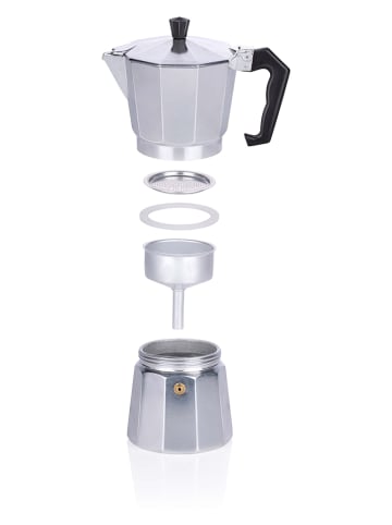 Alpina Kaffeekocher in Silber - 270 ml