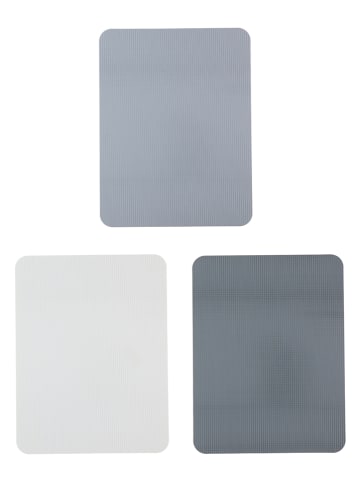 Alpina 3er-Set: Schneidebretter in Grau - (B)29 x (H)38 cm
