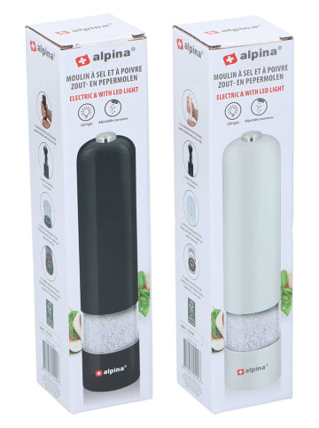 Alpina Elektrische kruidenmolen - (H)20 x  Ø 5,5 cm (verrassingsproduct)
