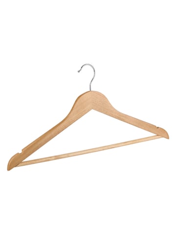 Alpina 5er-Set: Kleiderbügel in Hellbraun - (B)44 x (H)23 cm