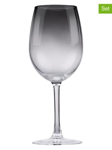 Alpina Kieliszki (4 szt.) w kolorze szarym do wina - 350 ml