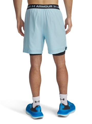 Under Armour Trainingsshort lichtblauw